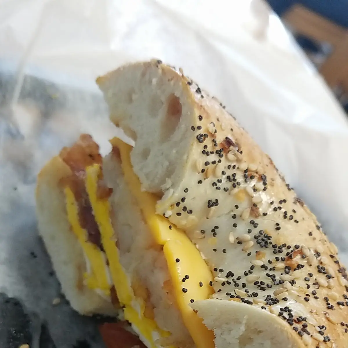 Bacon Egg and Cheese with a Hash Brown