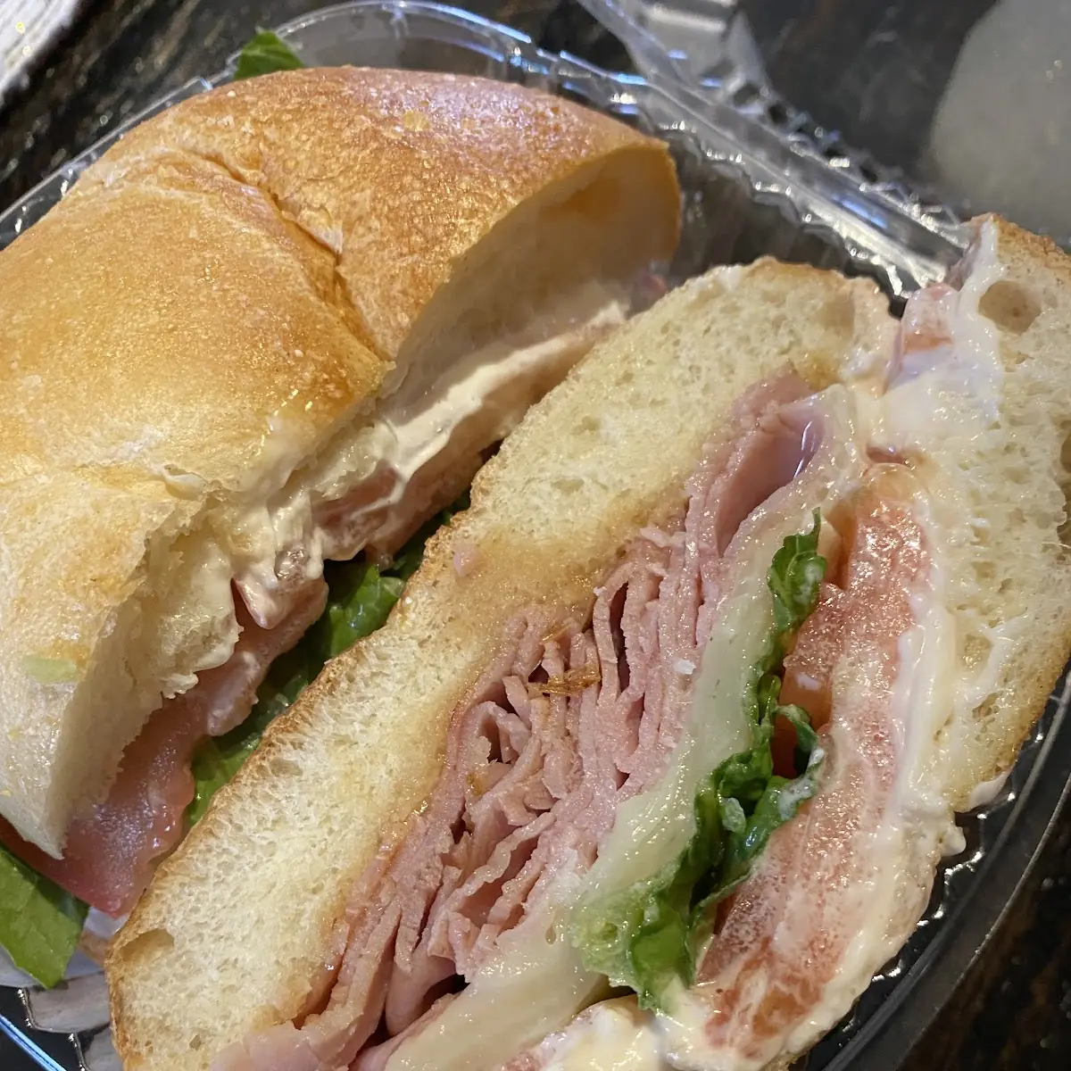 Ham & Swiss Sandwich