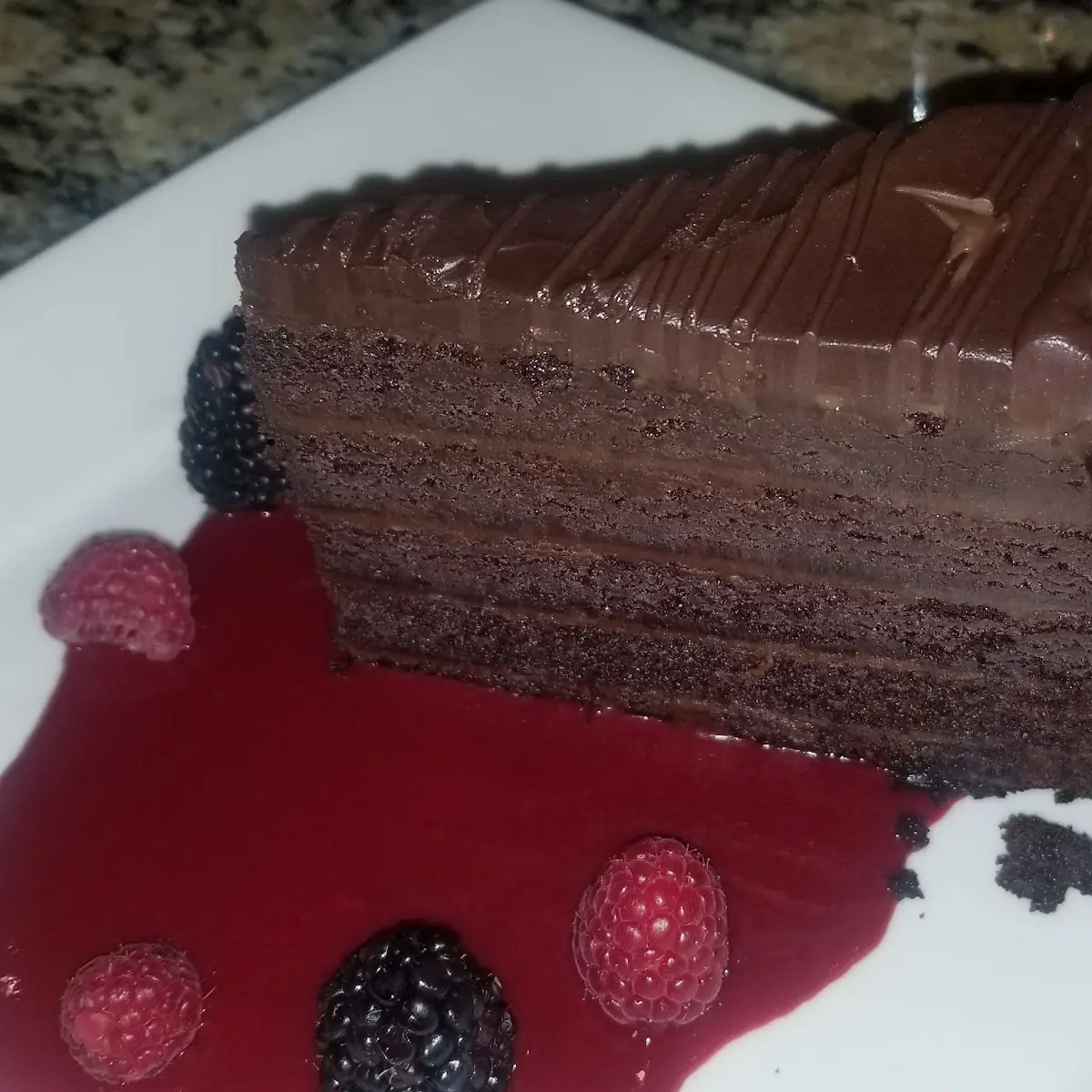 Five Layer Chocolate Cake