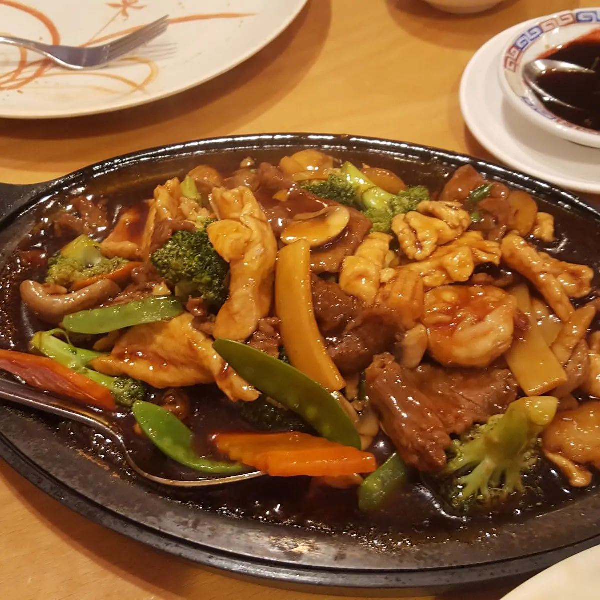 Sizzling Triple Delight