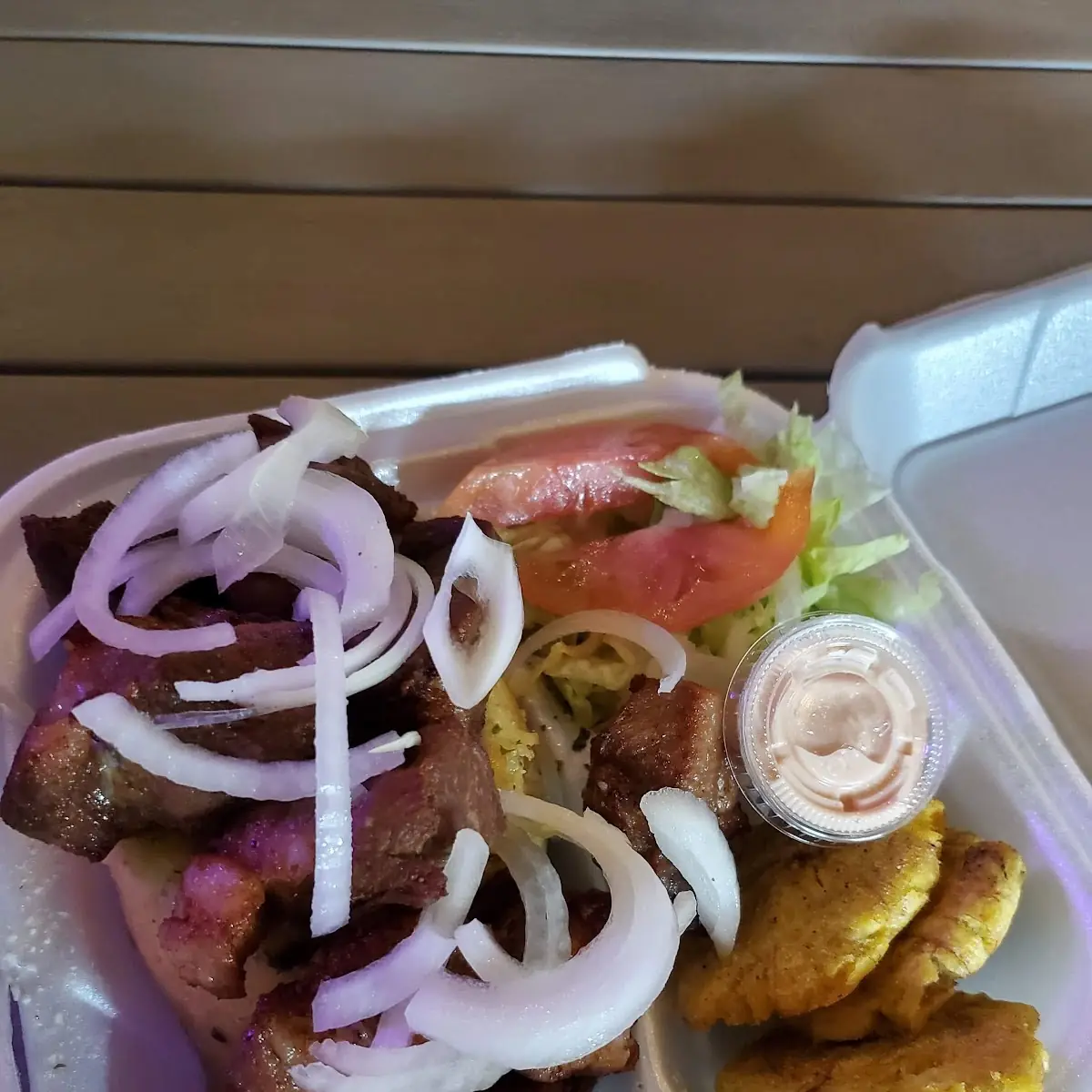 Mofongo Con Carne Frita