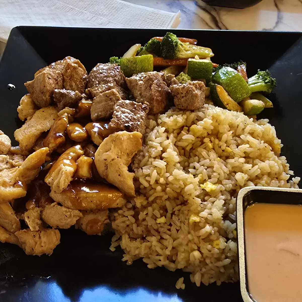 Hibachi Chicken and Steak