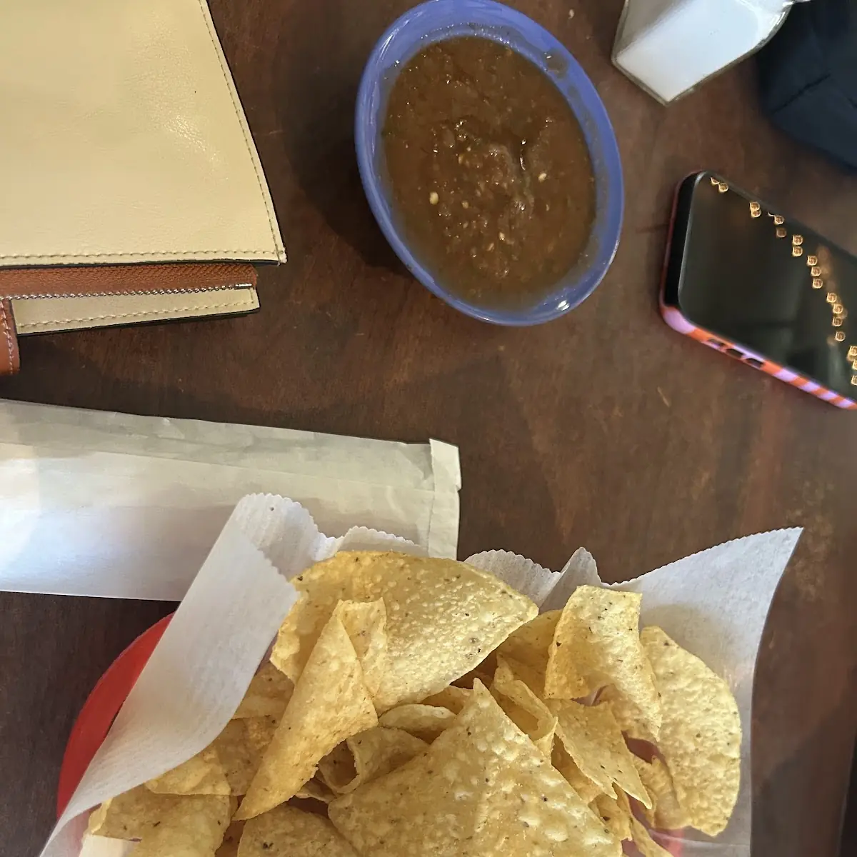 Tortilla Chips with Salsa Bowl
