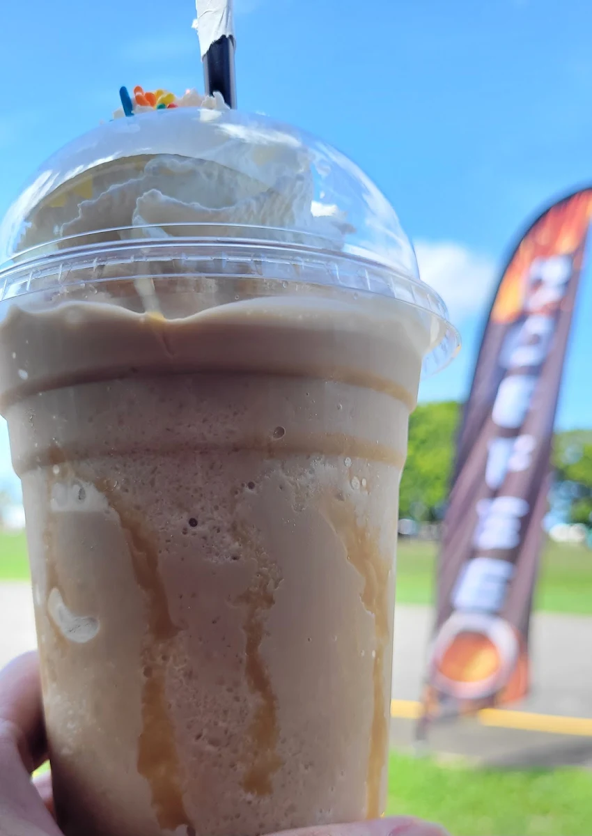 Iced Coffee Caramel Frappe