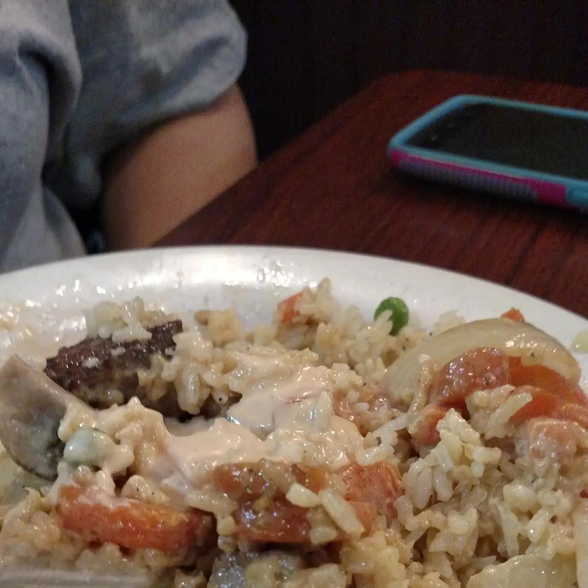 Hibachi Steak with Veggies and Shrimp Sauce