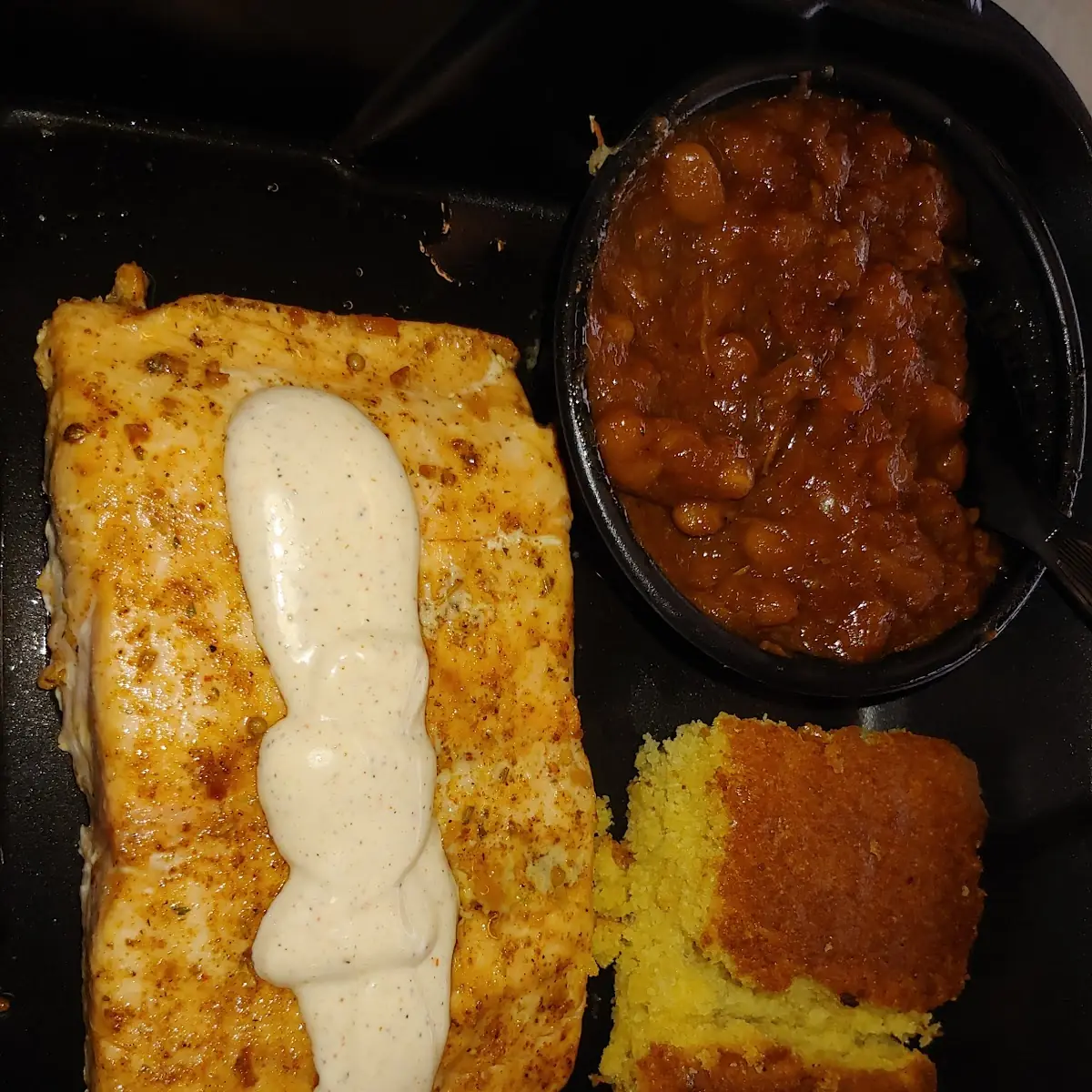 Smoked Salmon XL Combo with Baked Beans