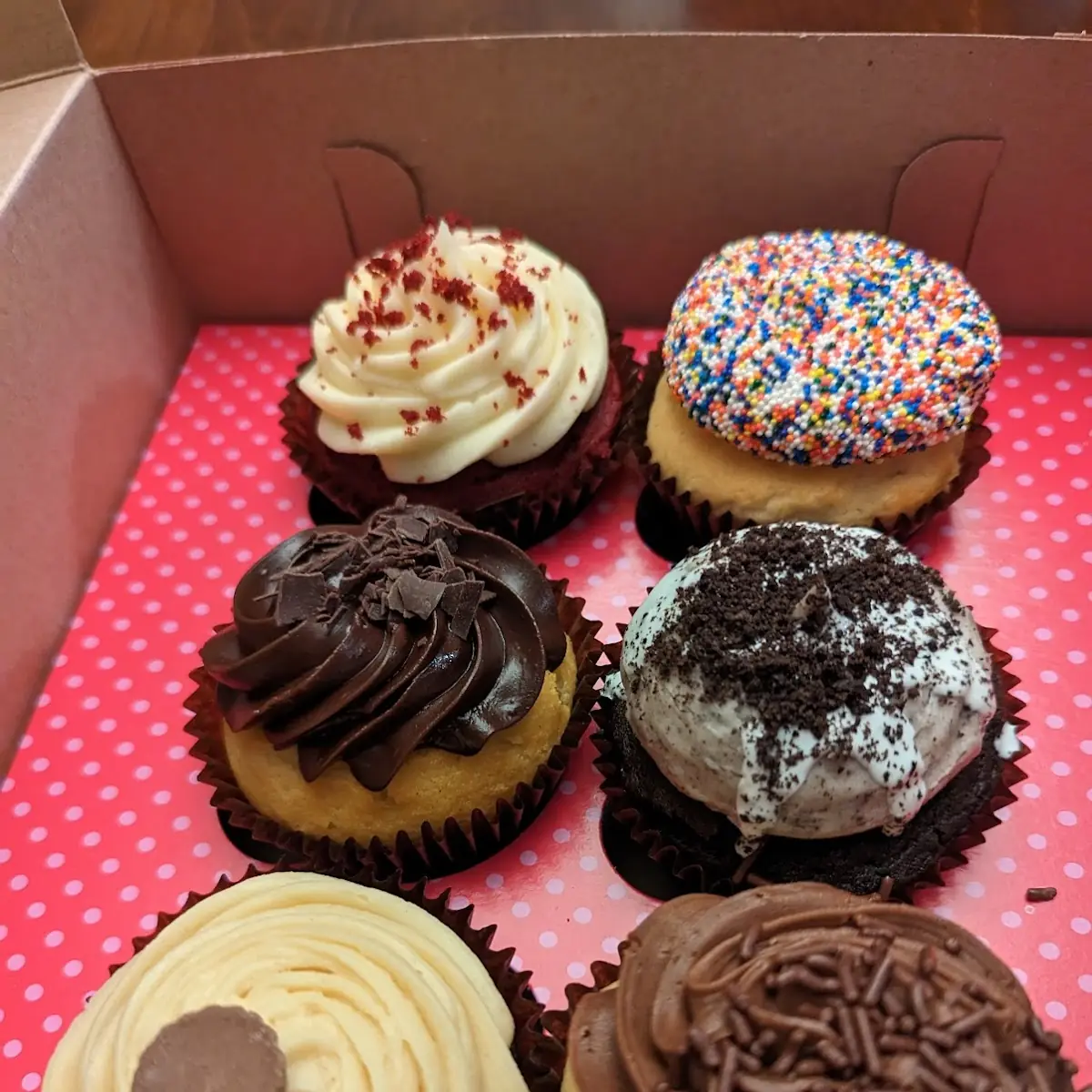 Black Red Velvet Cupcake