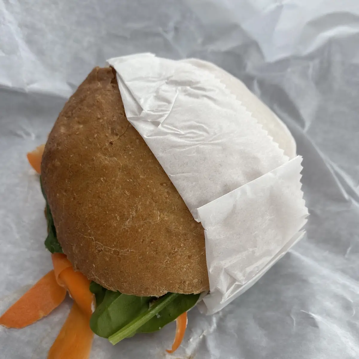 Rainbow Veggie Sandwich