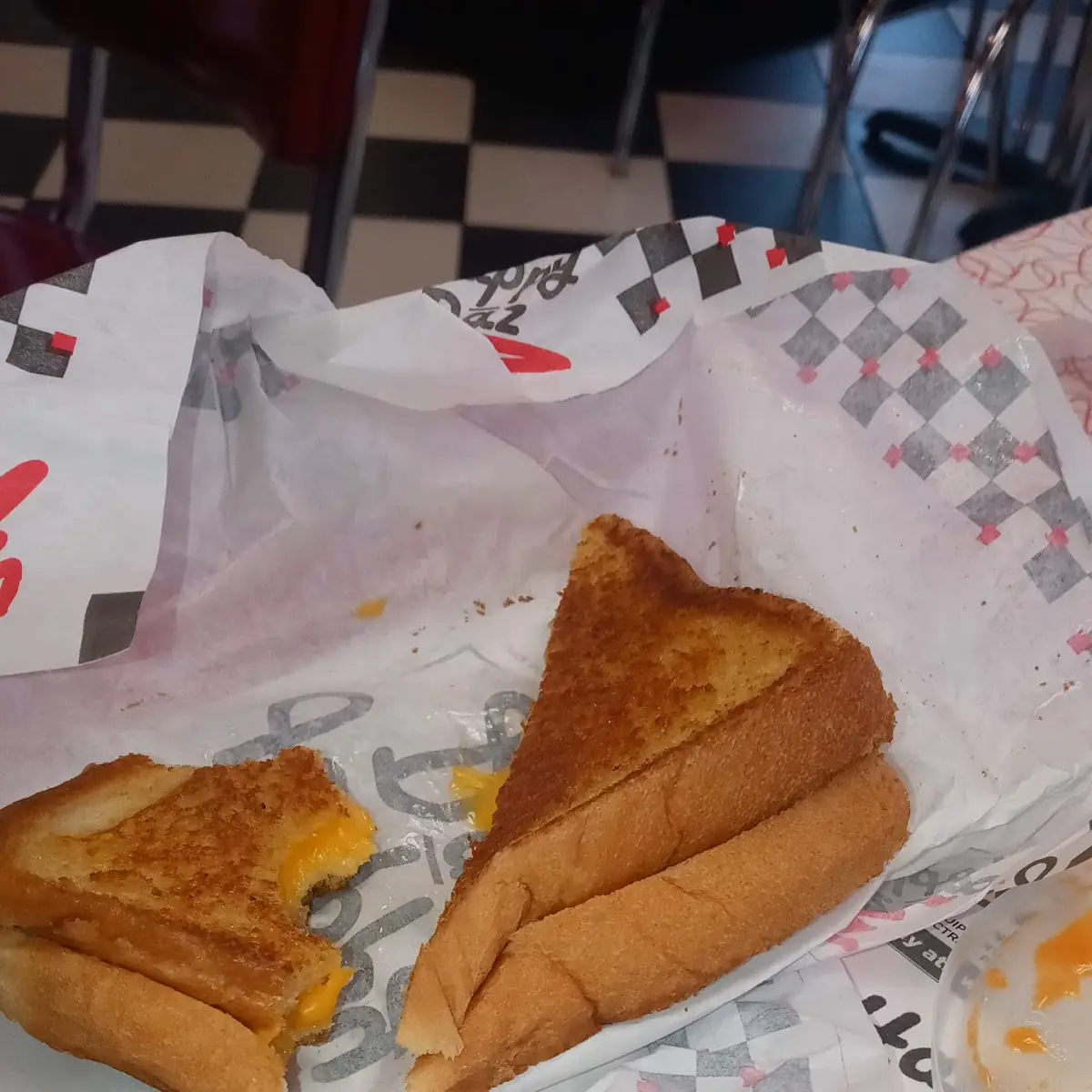 Grilled Cheese Waiting on Tomato Soup