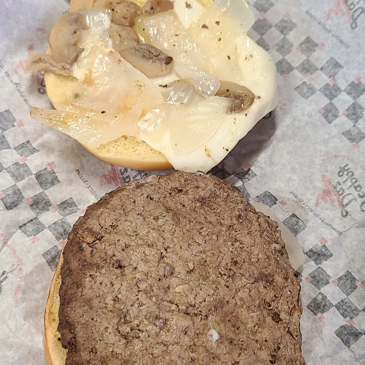 Mushroom Swiss Burger