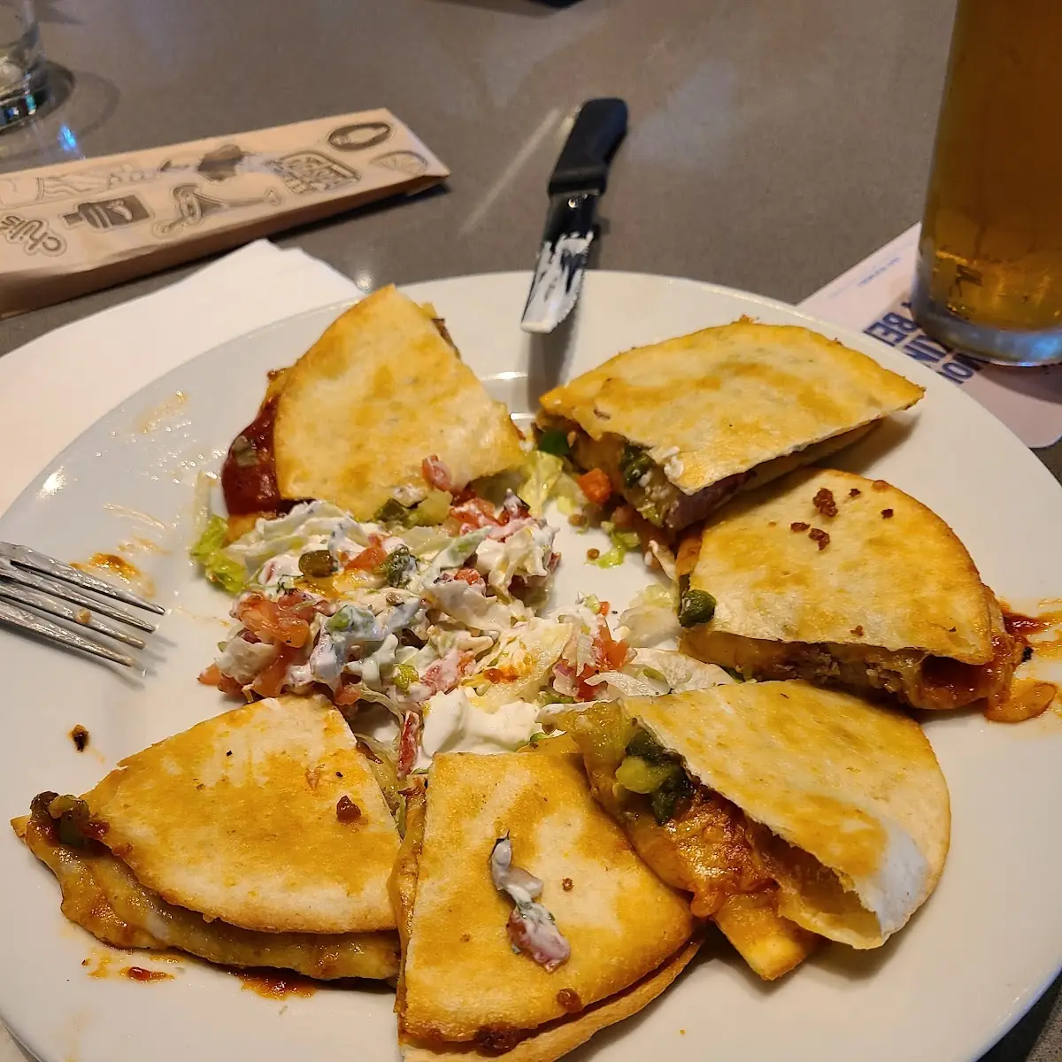 Brisket Quesadilla