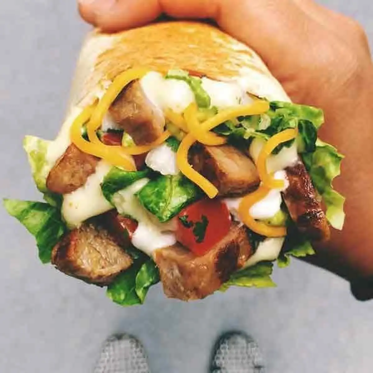 Chipotle Ranch Grilled Chicken Burrito