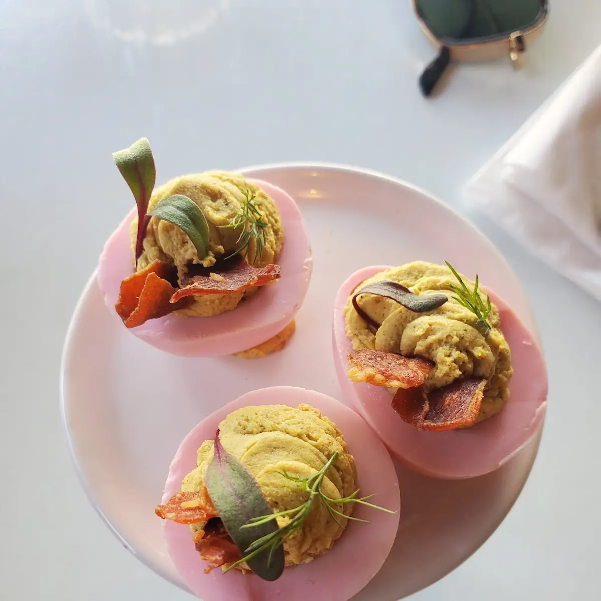 Cured Deviled Eggs