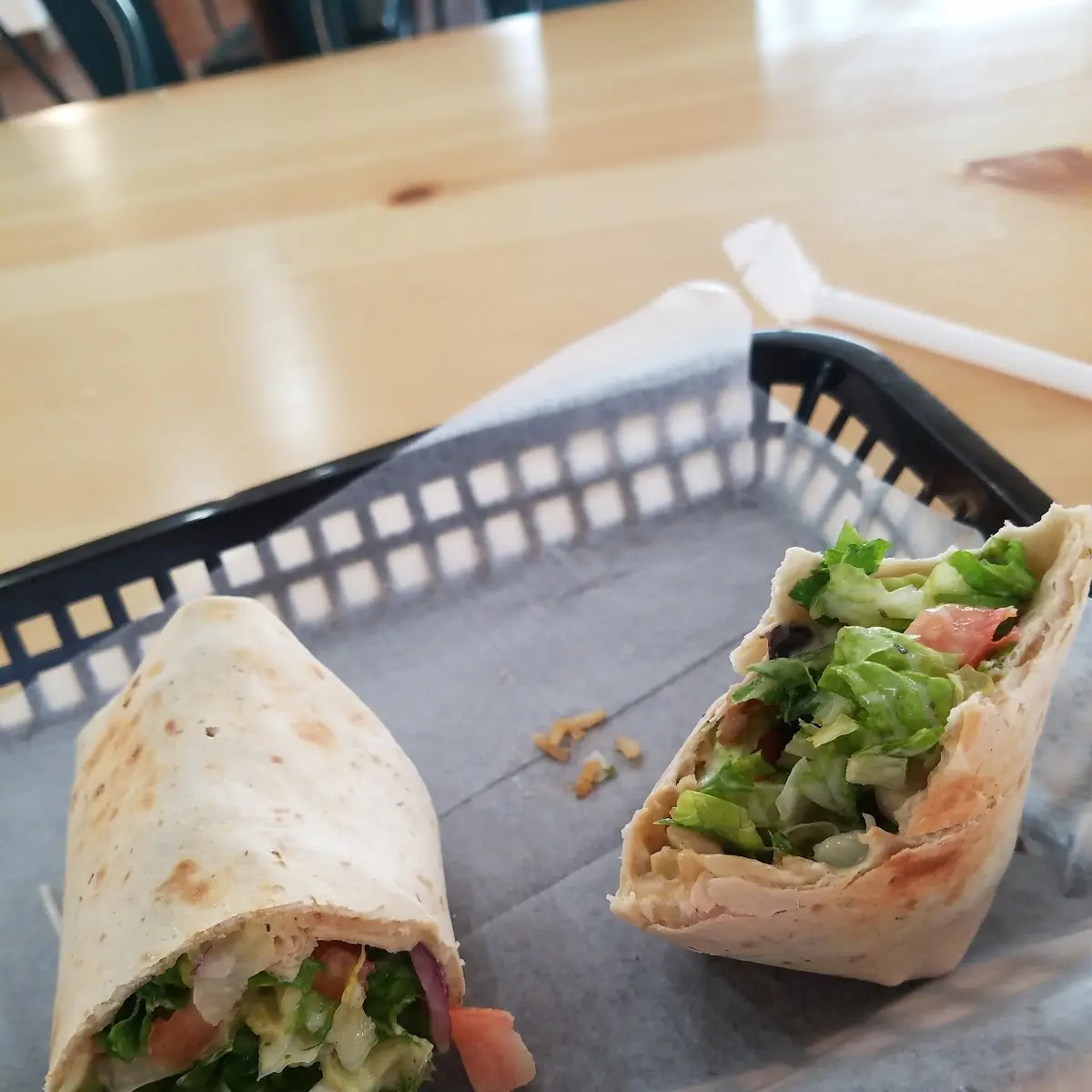 Hummus Veggie Wrap