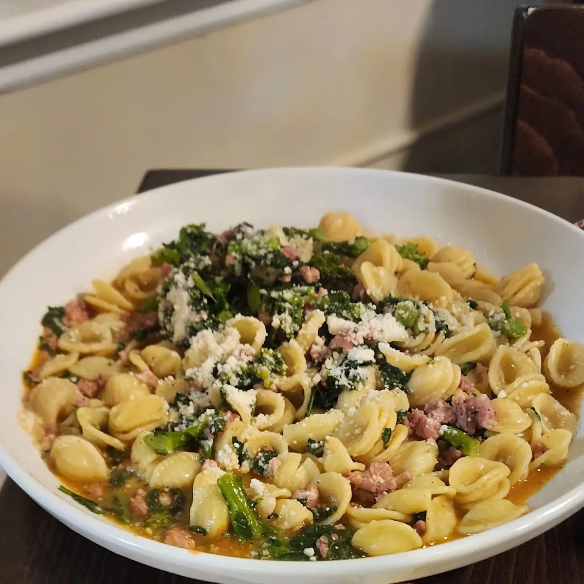 Orcette with Broccoli Rabe & Sausage