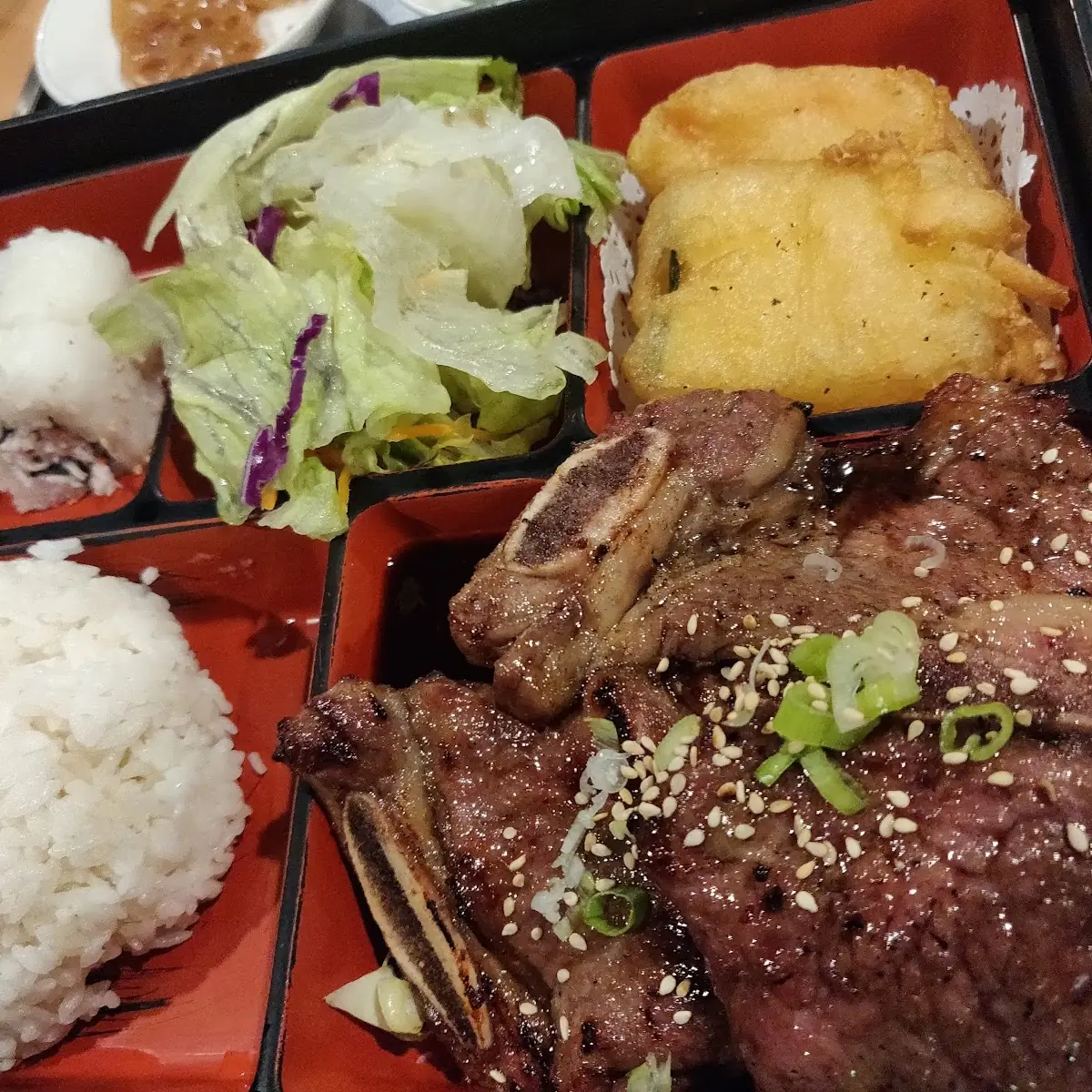 galbi bento box 갈비 도시락