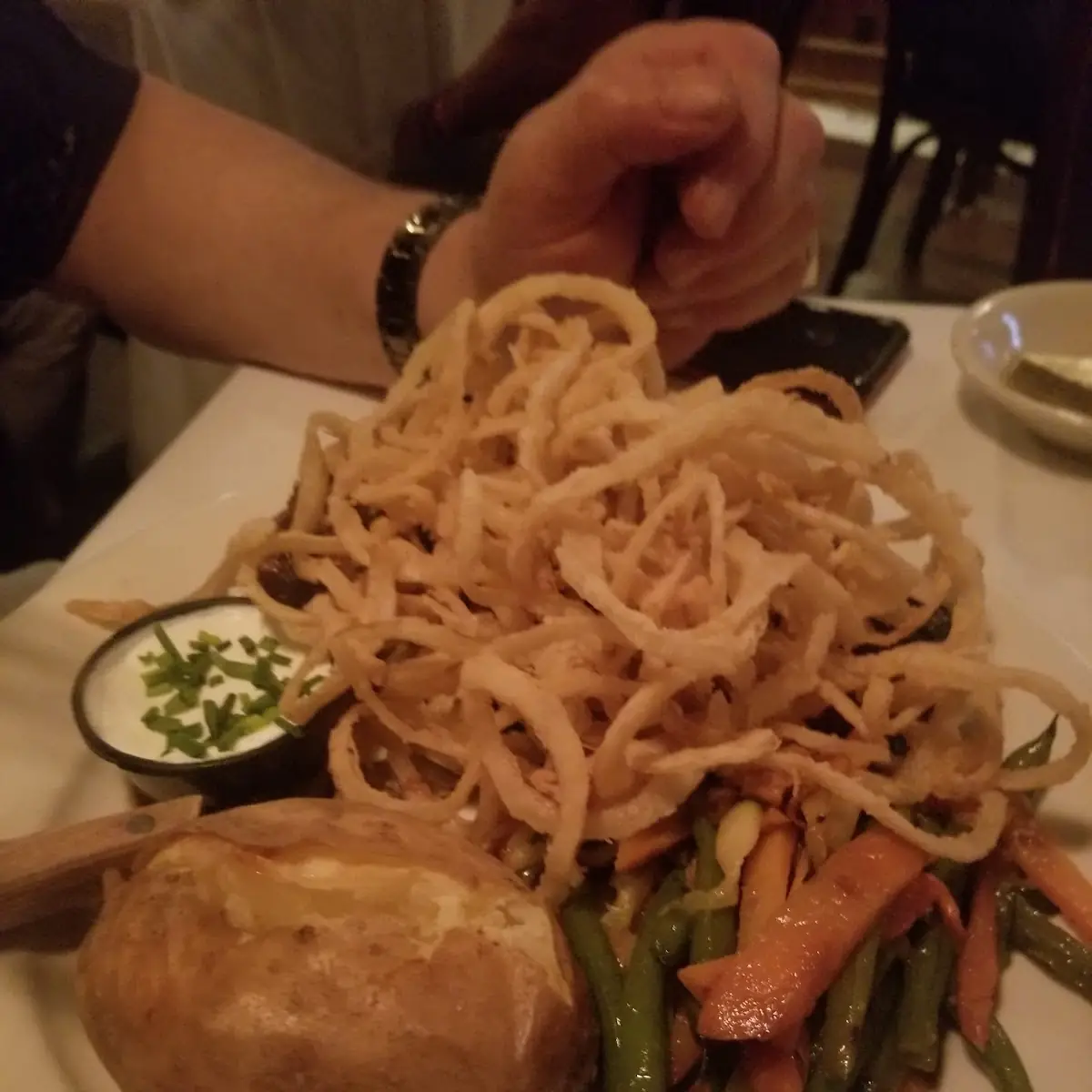 Montreal Aeasoned Steak with Baked Potato