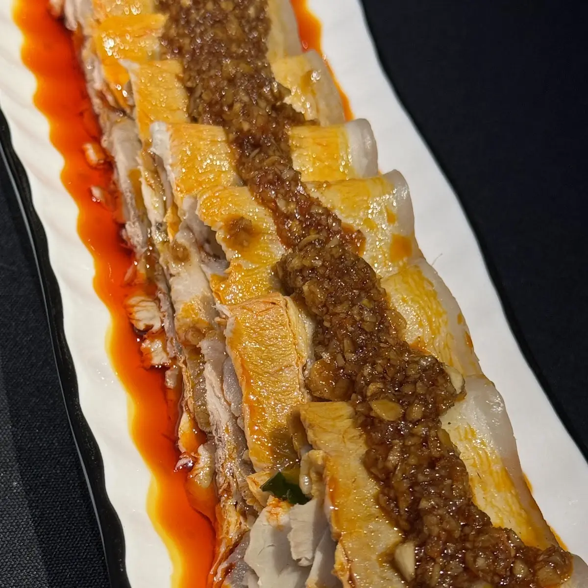 Pork Belly with Garlic Sauce