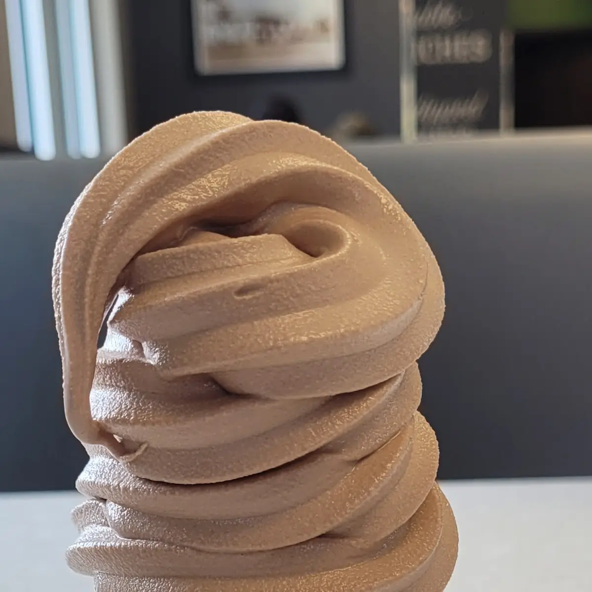 Chocolate Ice Cream Cone