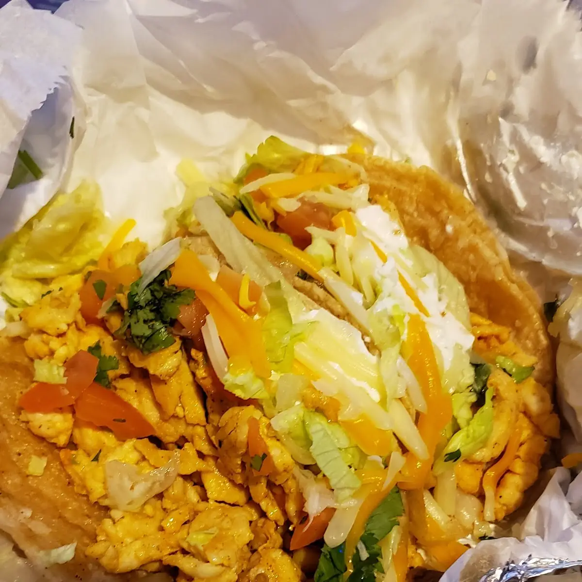 Chicken Tacos Mexican Style