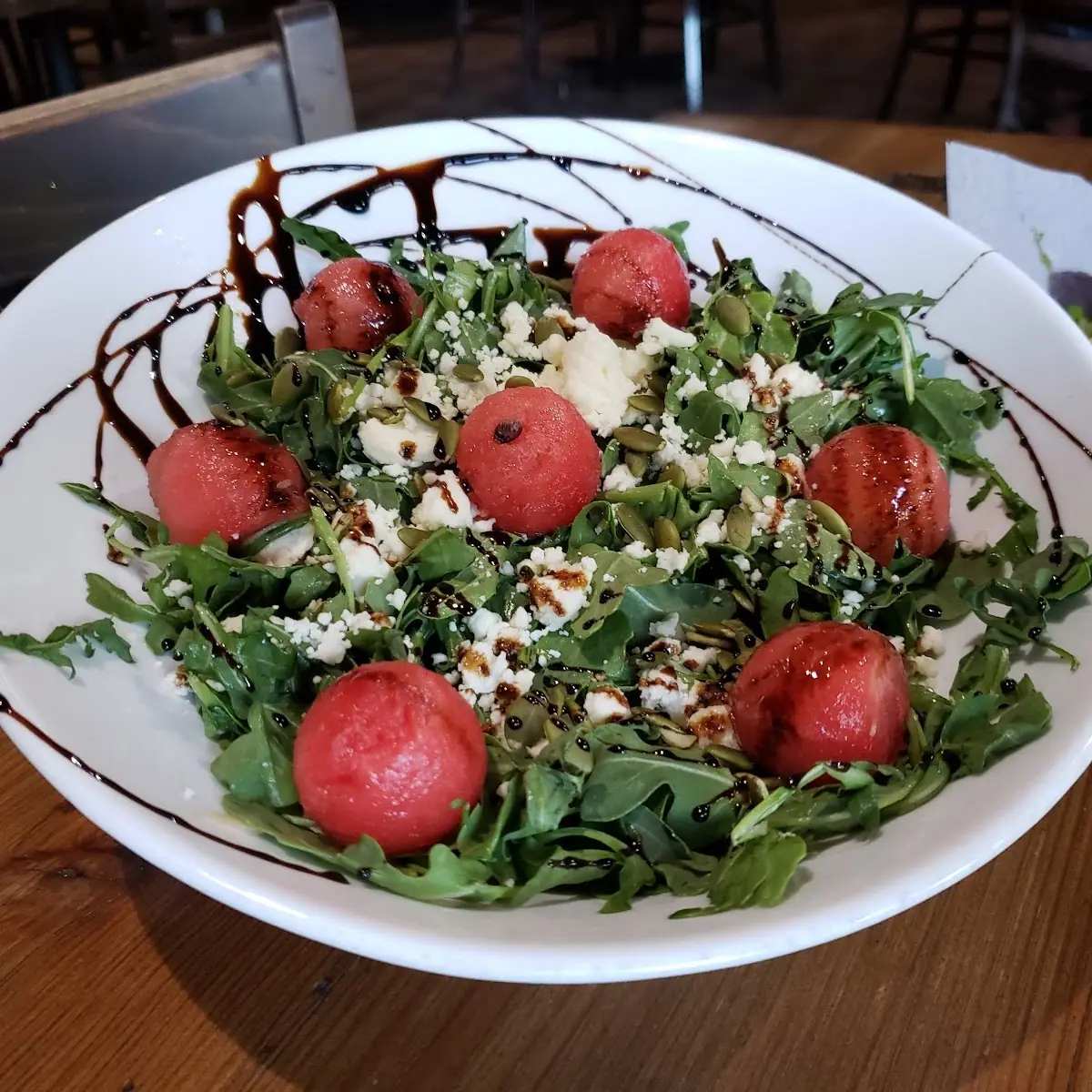 Tossed Garden Salad with Watermelon