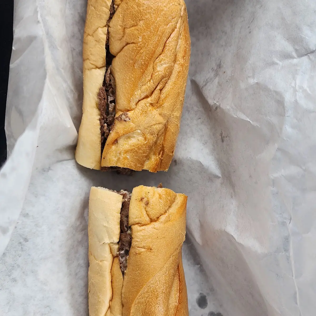 Plain Cheese Steak Sandwich