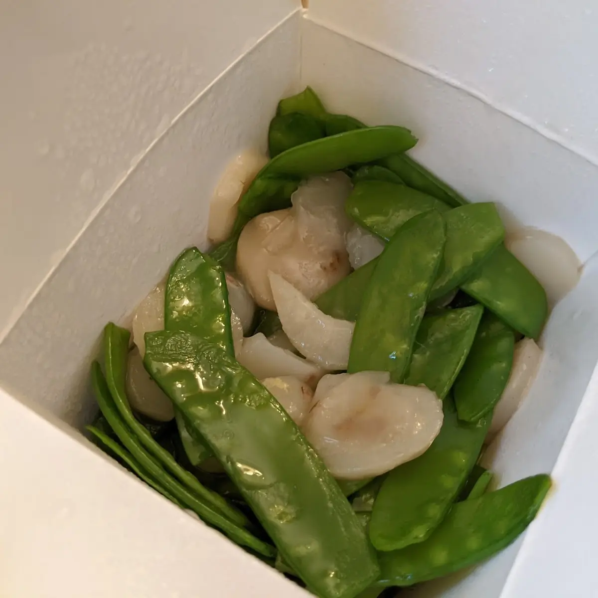 Snow Peas and Water Chestnuts