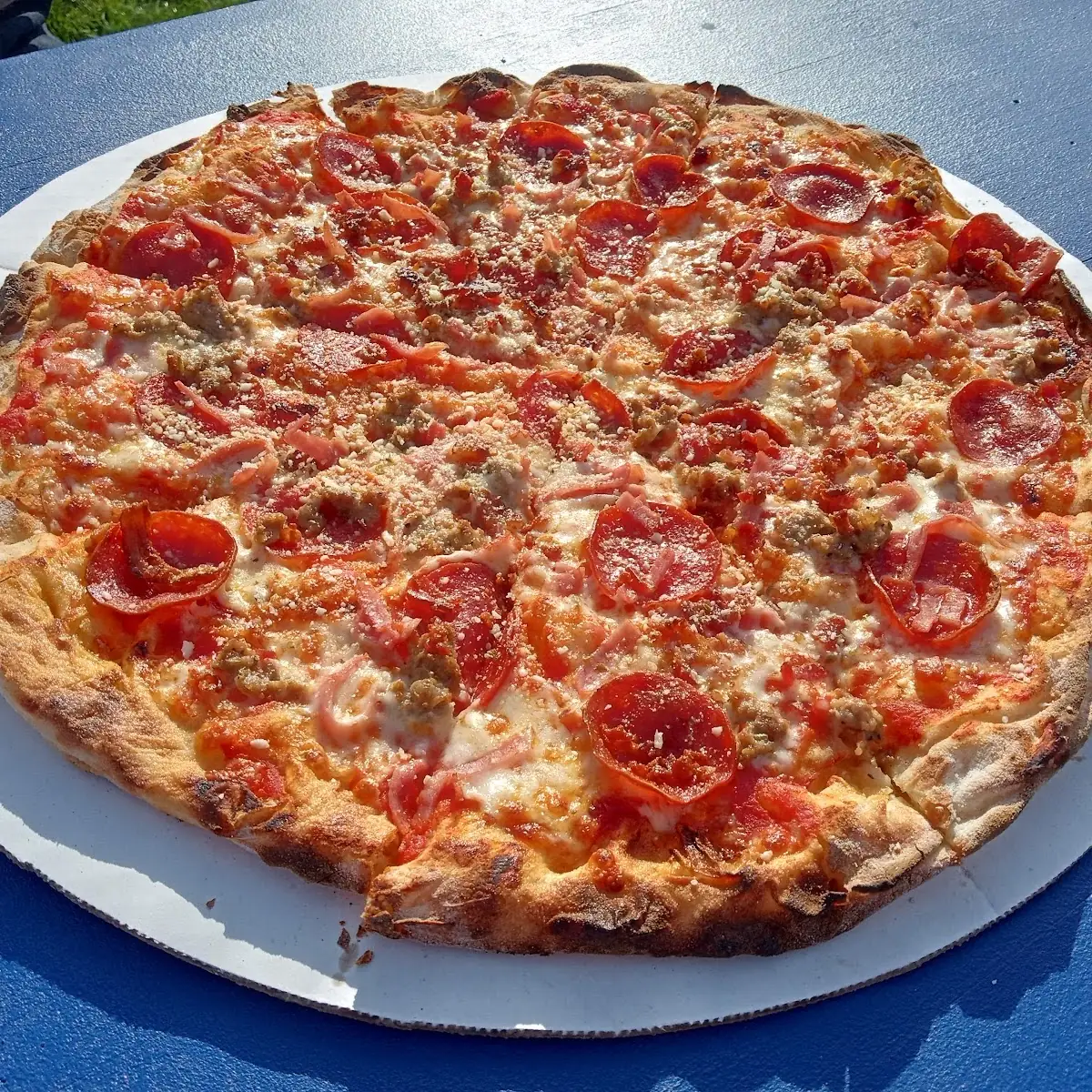 Sausage and Pepperoni Pizza