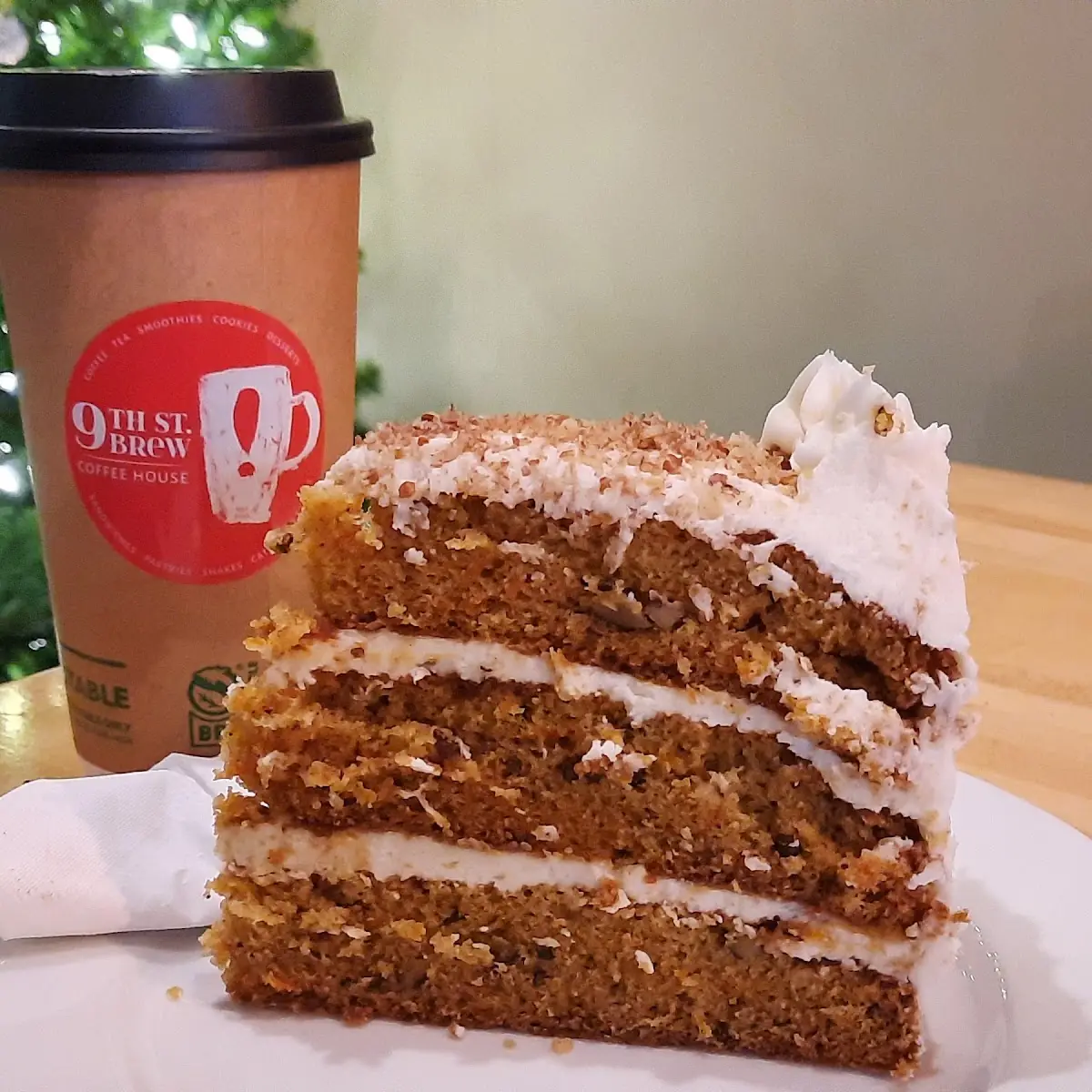 Carrot Cake Slice