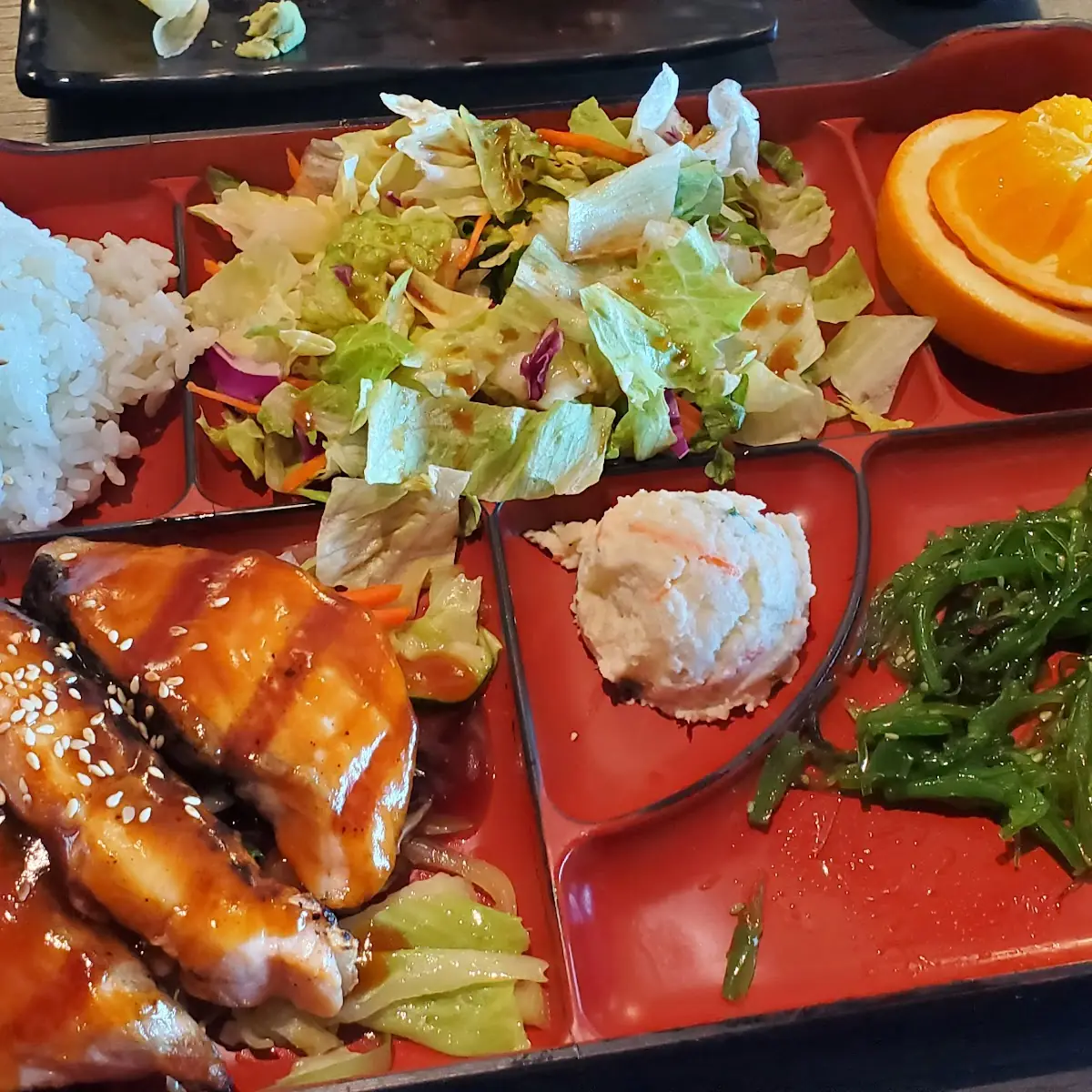 Salmon Bento Box