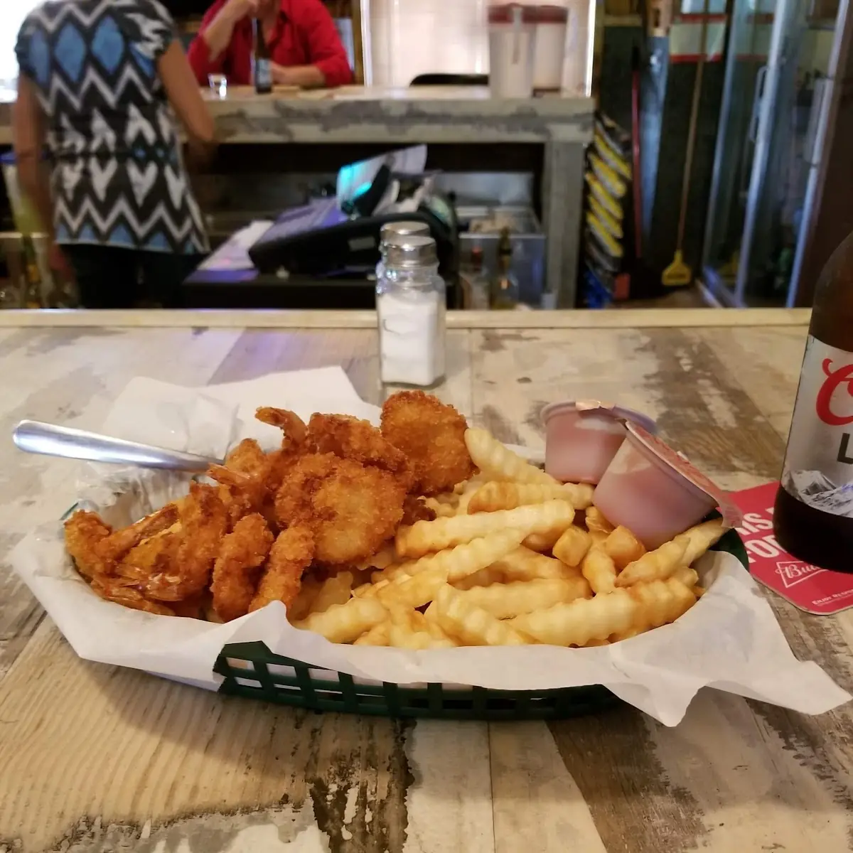 Shrimp Basket and Fries