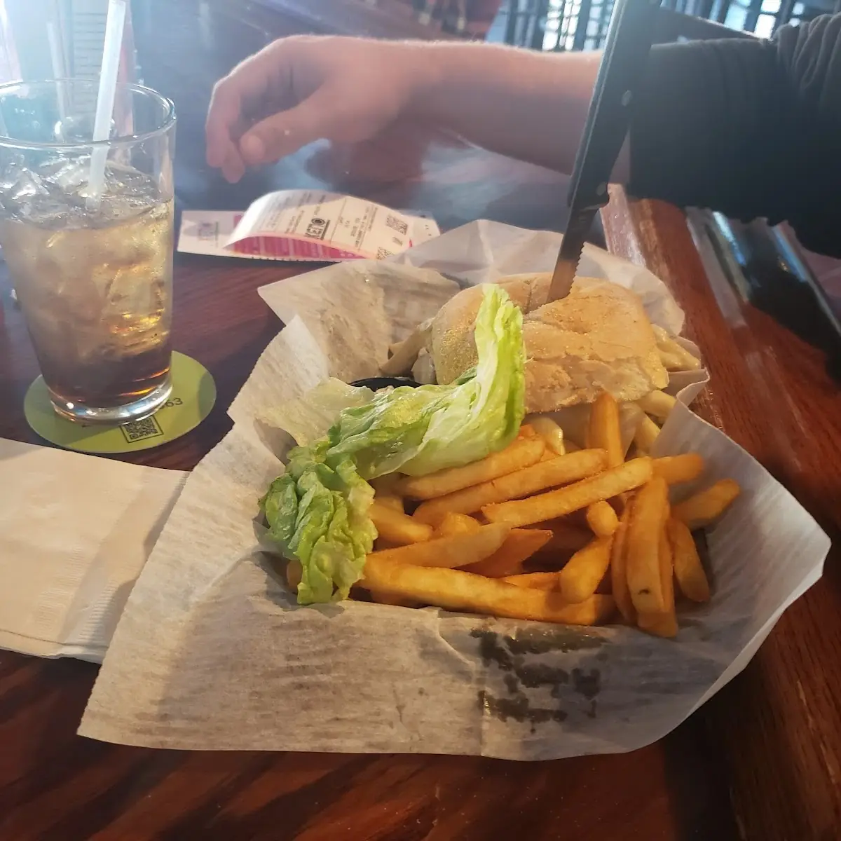 Bacon Cheeseburger w Fries