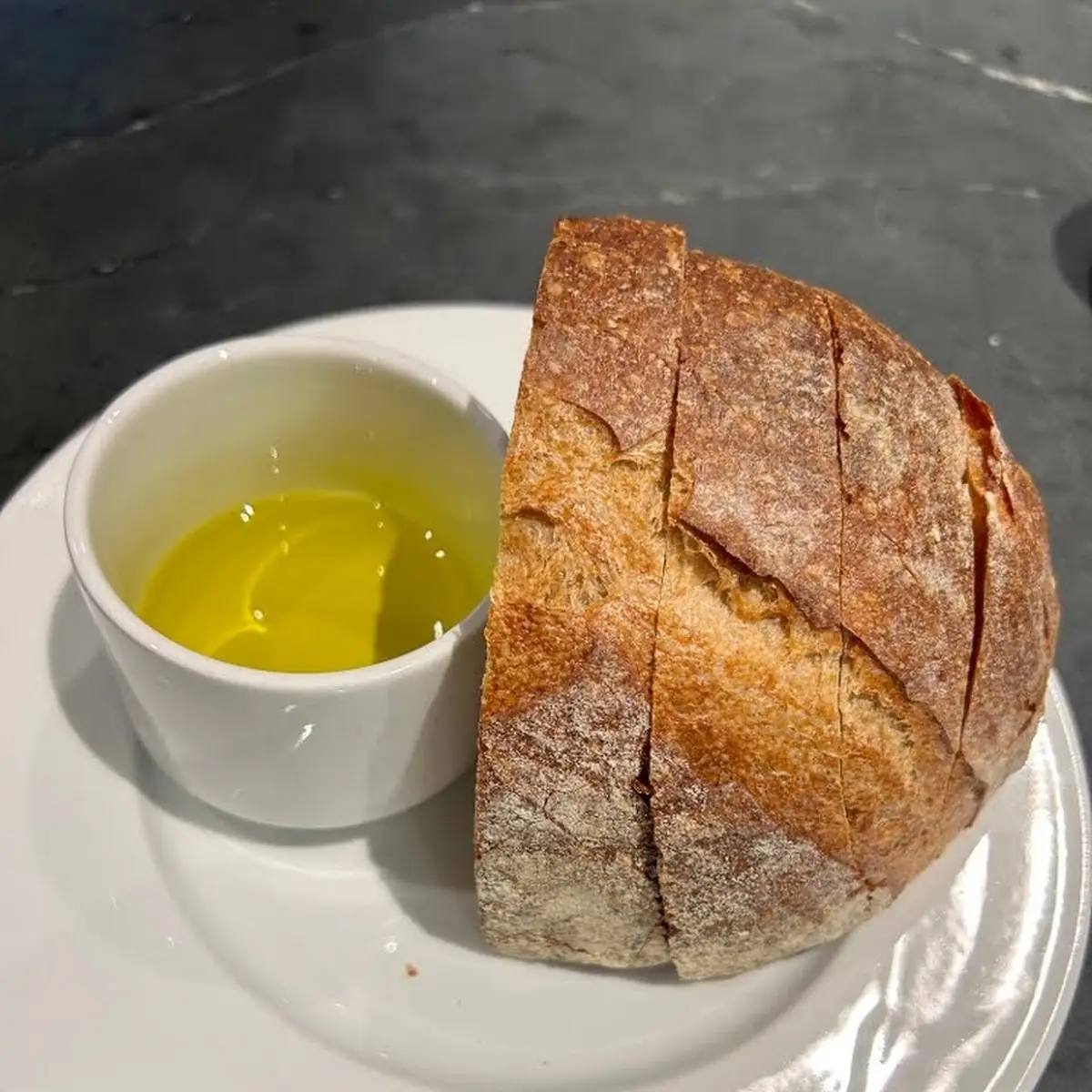 Crusty Bread with Olive Oil