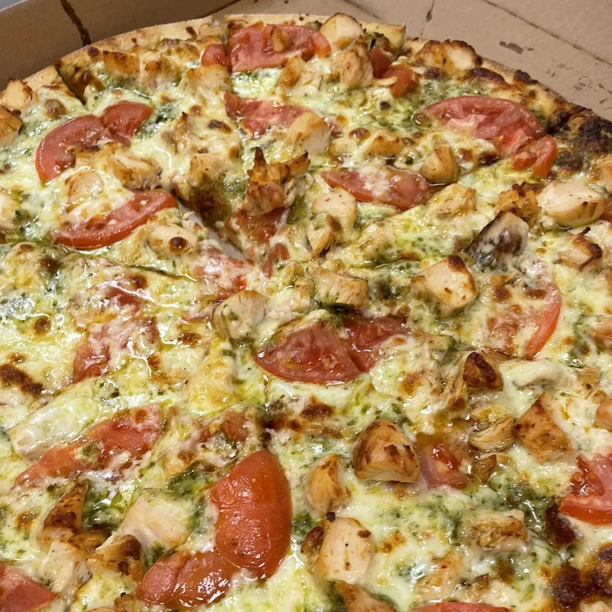 Pesto Chicken Pizza