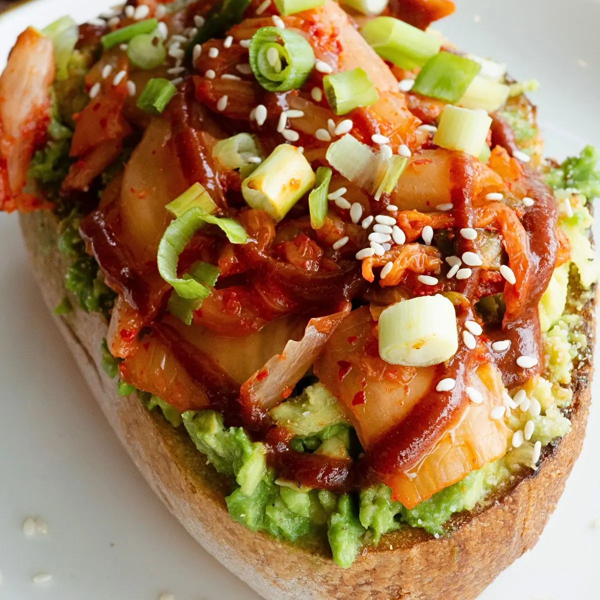 Kimchi Avocado Toast