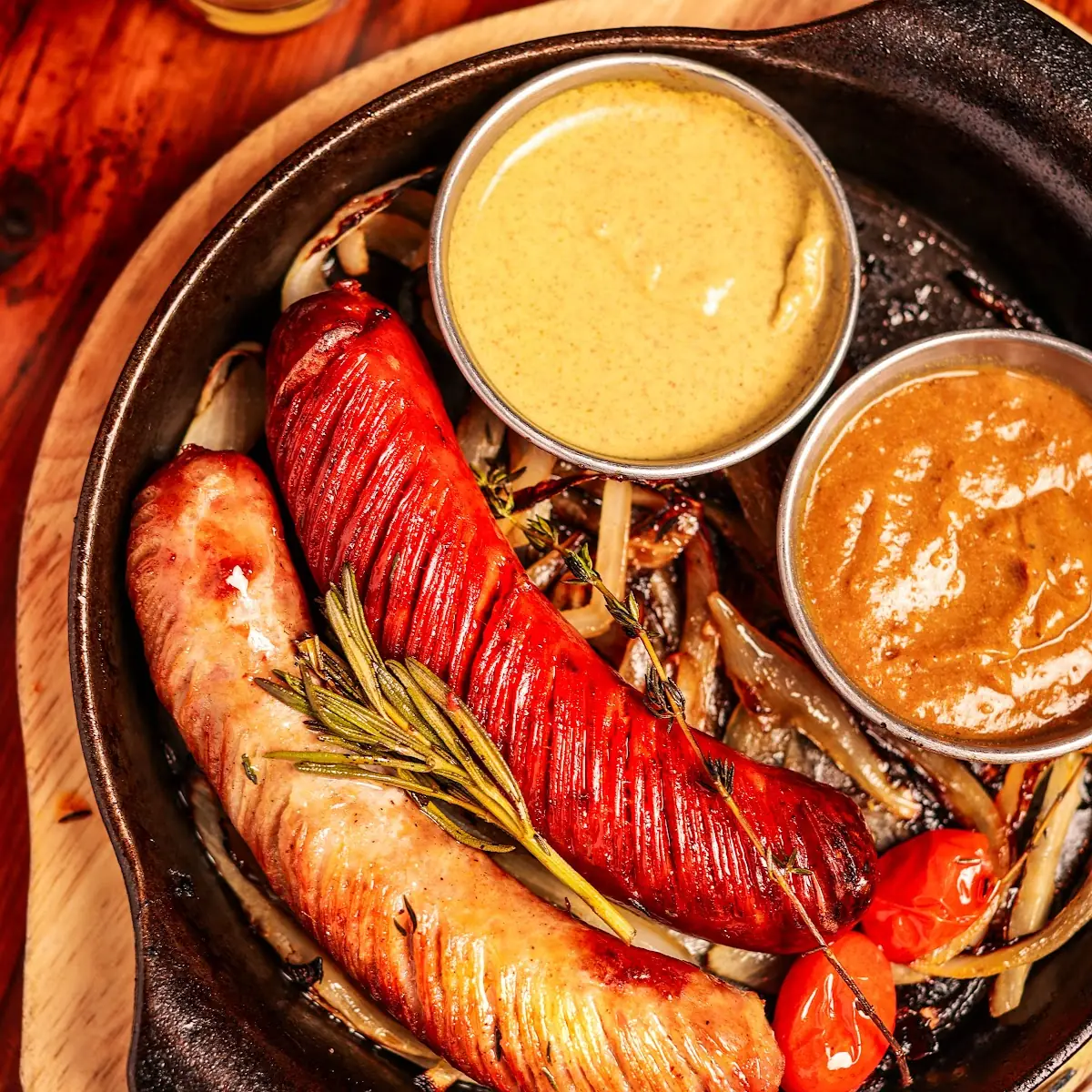 Bratwurst Sausage Plate