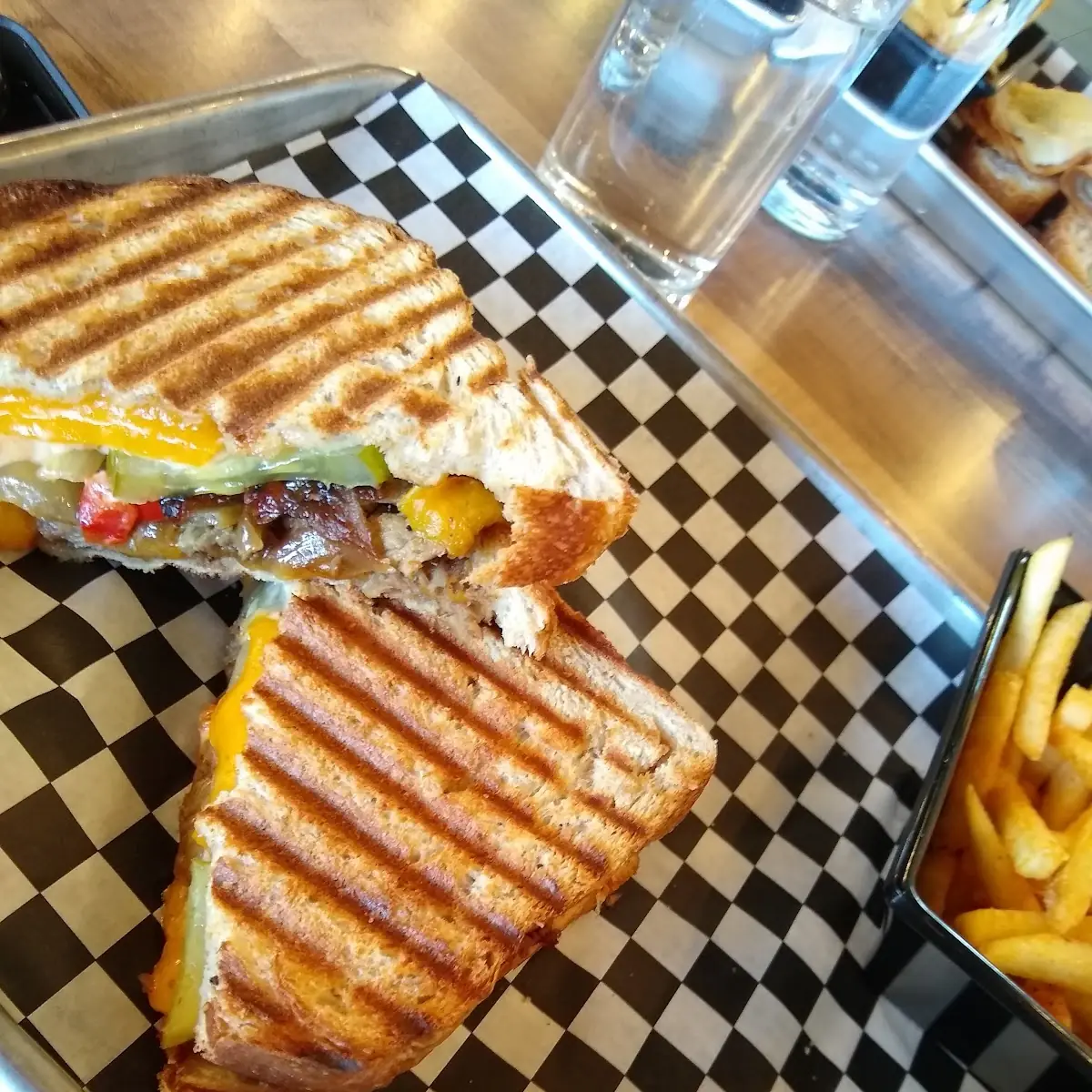 Kids Grilled Cheese and Fries