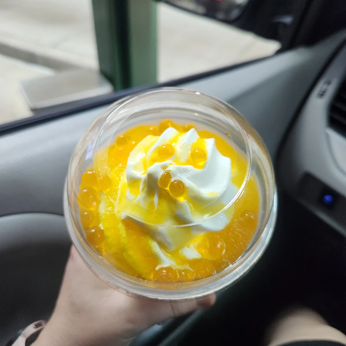 Orange Coudsicle Slush Float
