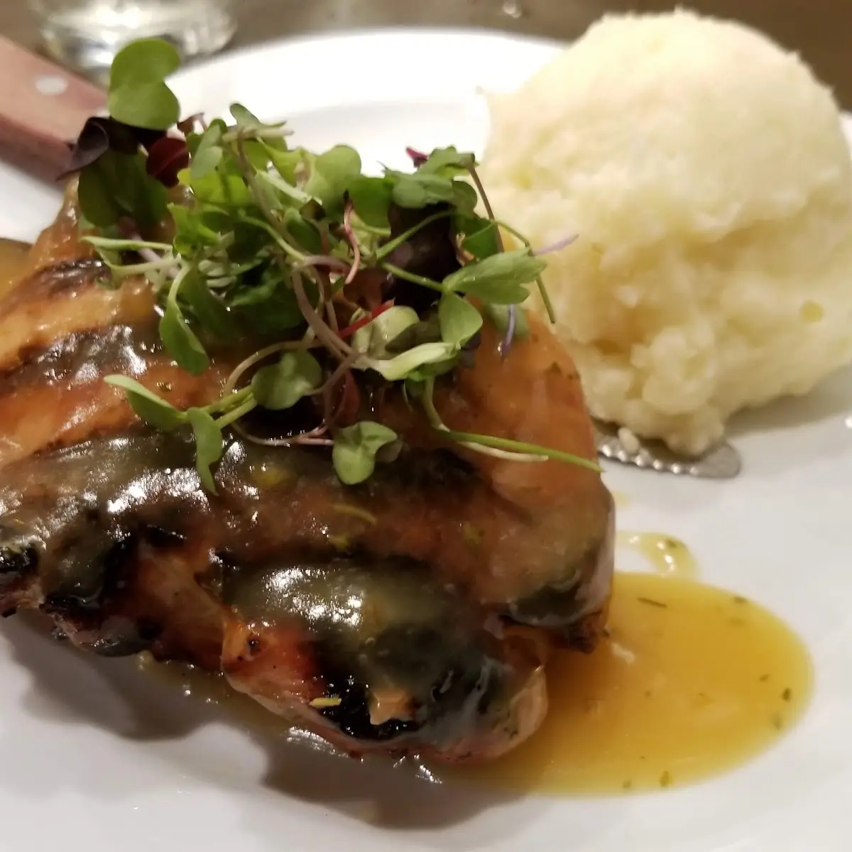 Apple and Bacon Stuffed Pork Chop