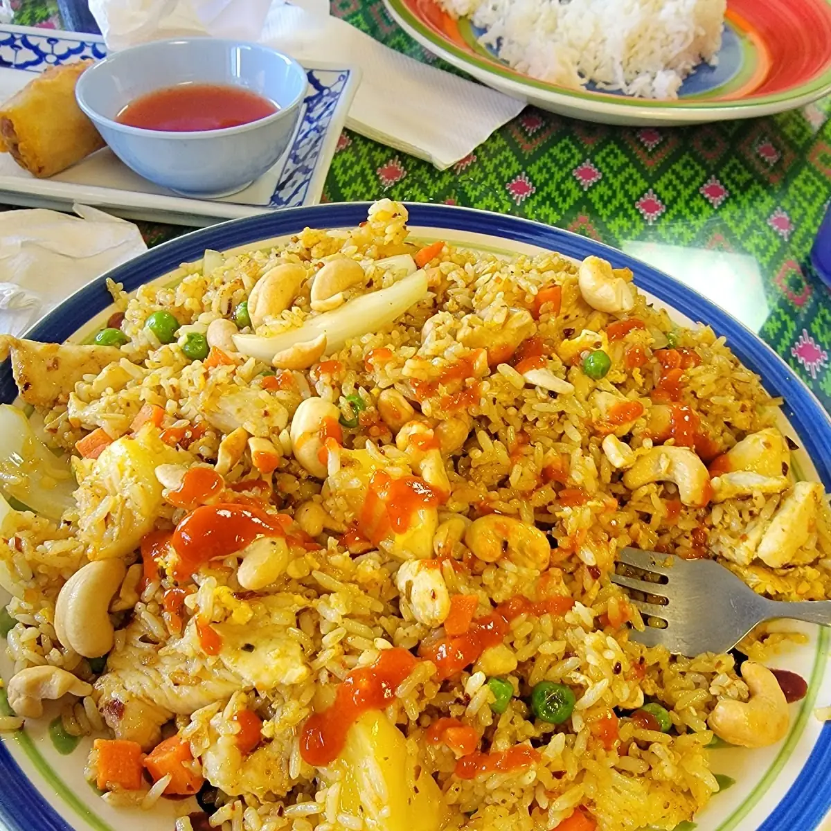 Spicy Pineapple Chicken Fried Rice