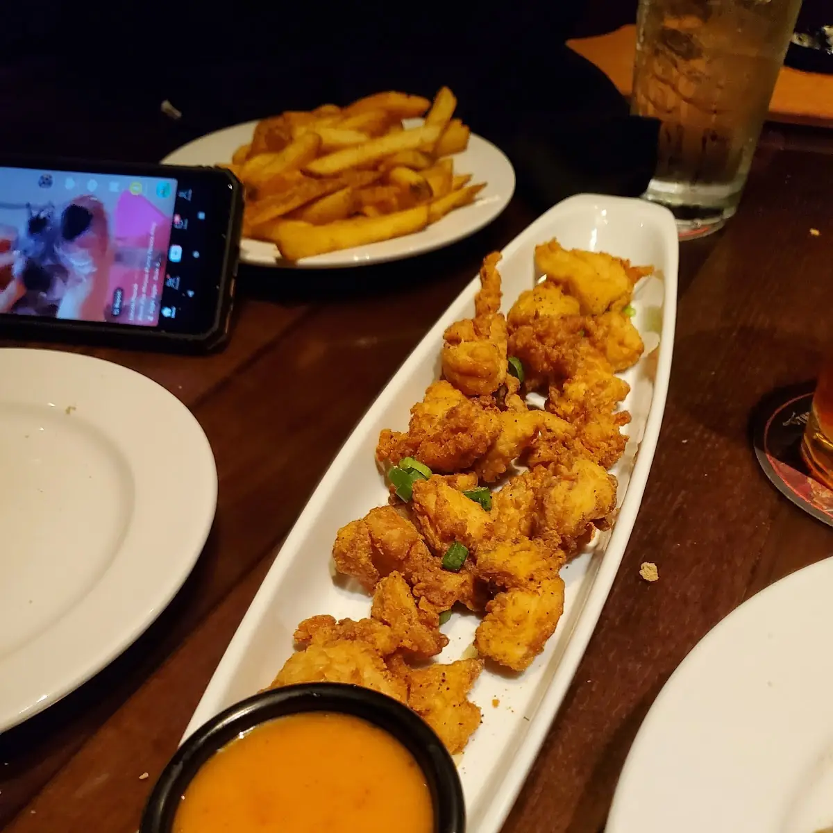 Spicy Chicken Bites Sauce on the Side