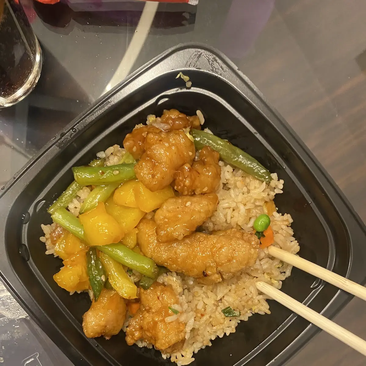 Sesame Chicken Fried Rice
