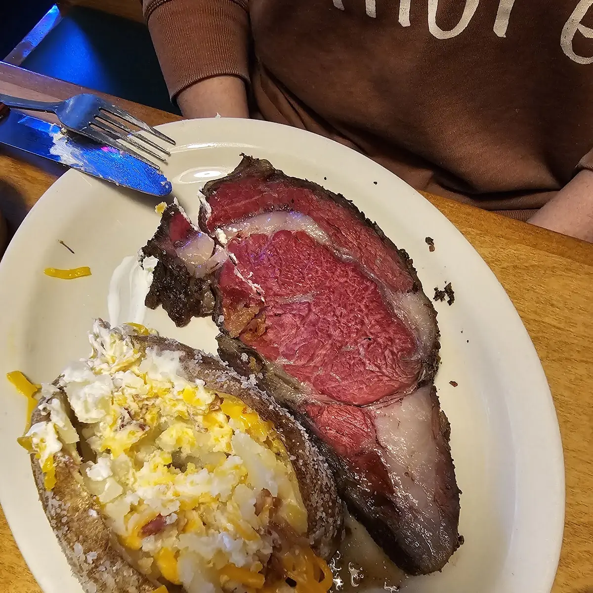 Prime Rib and Sweet Potato