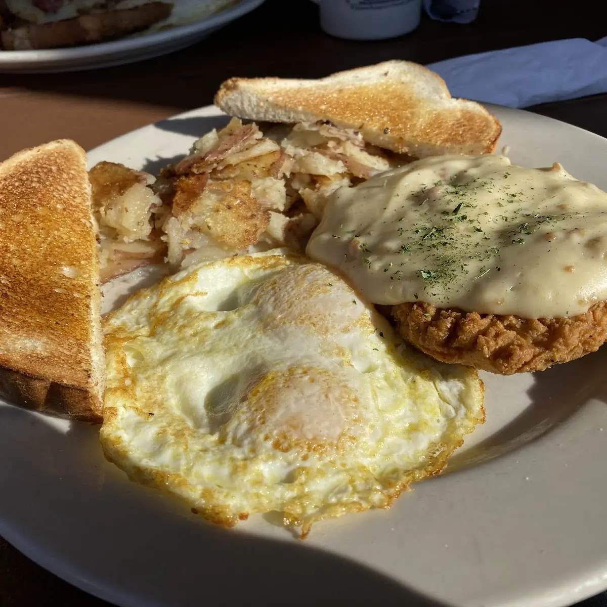 Chicken Fried Steak and Eggs