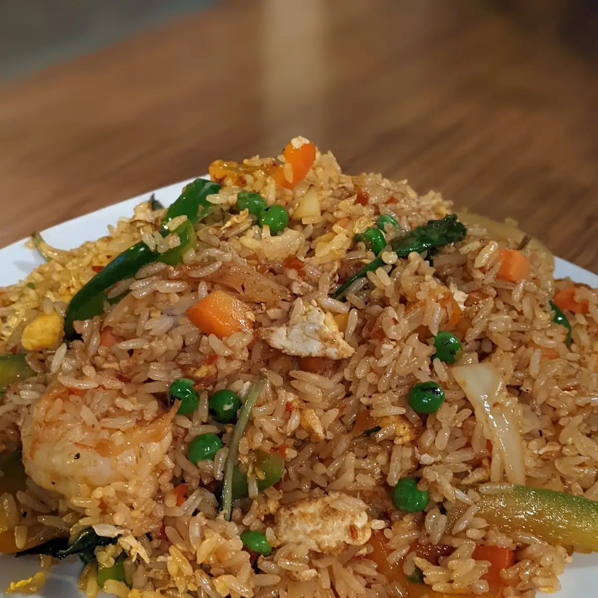 Shrimp Basil Fried Rice