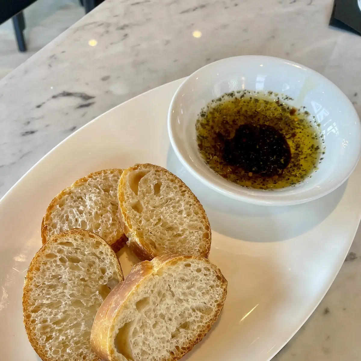 Crusty Bread with Olive Oil