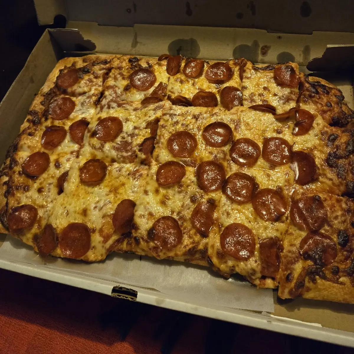 Sicilian Pepperoni Pizza