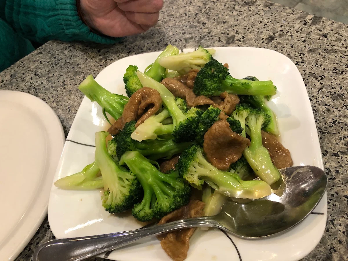 Beef in Oyster Sauce & Vegetables, China Taste Restaurant Ltd