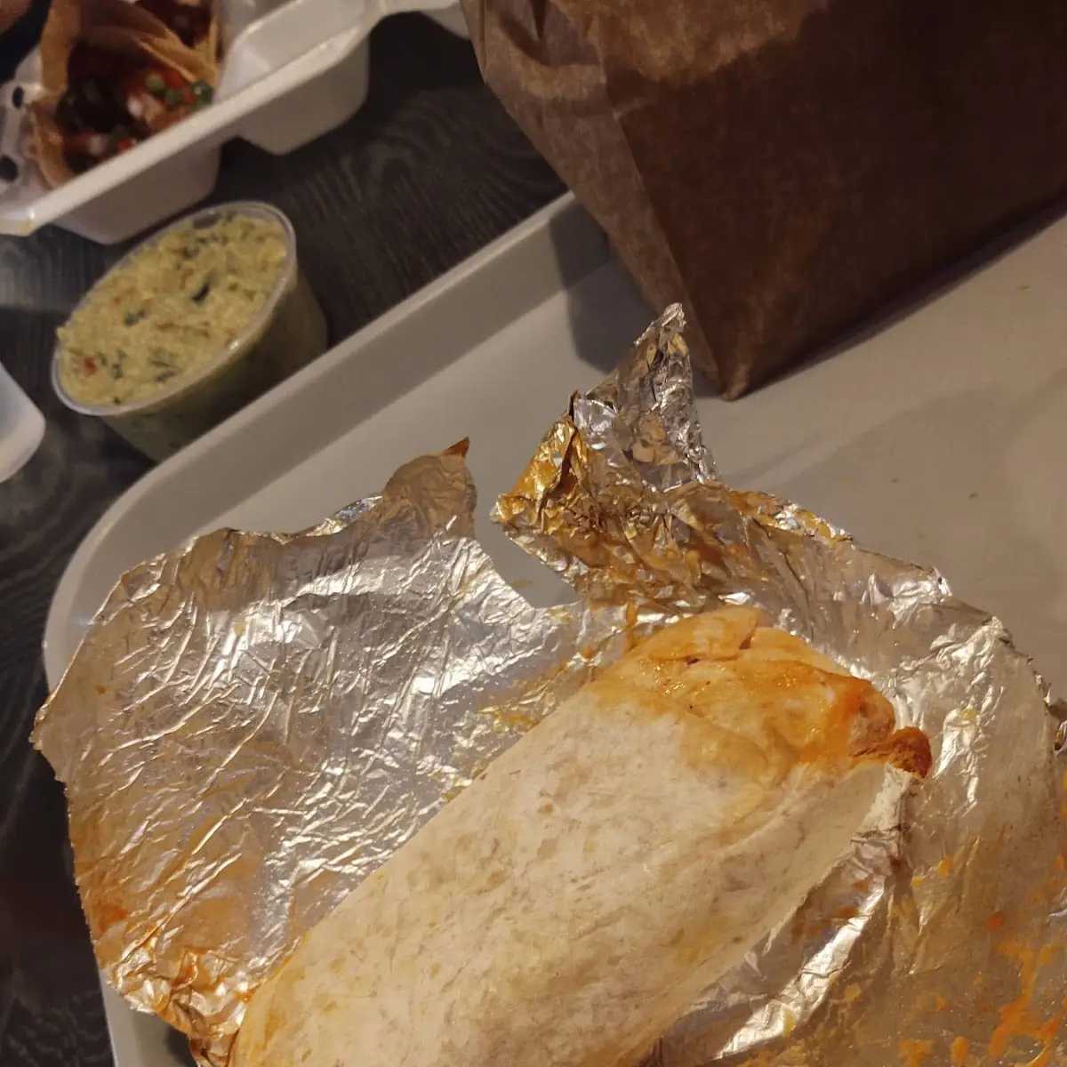 Tinga Chicken Burrito