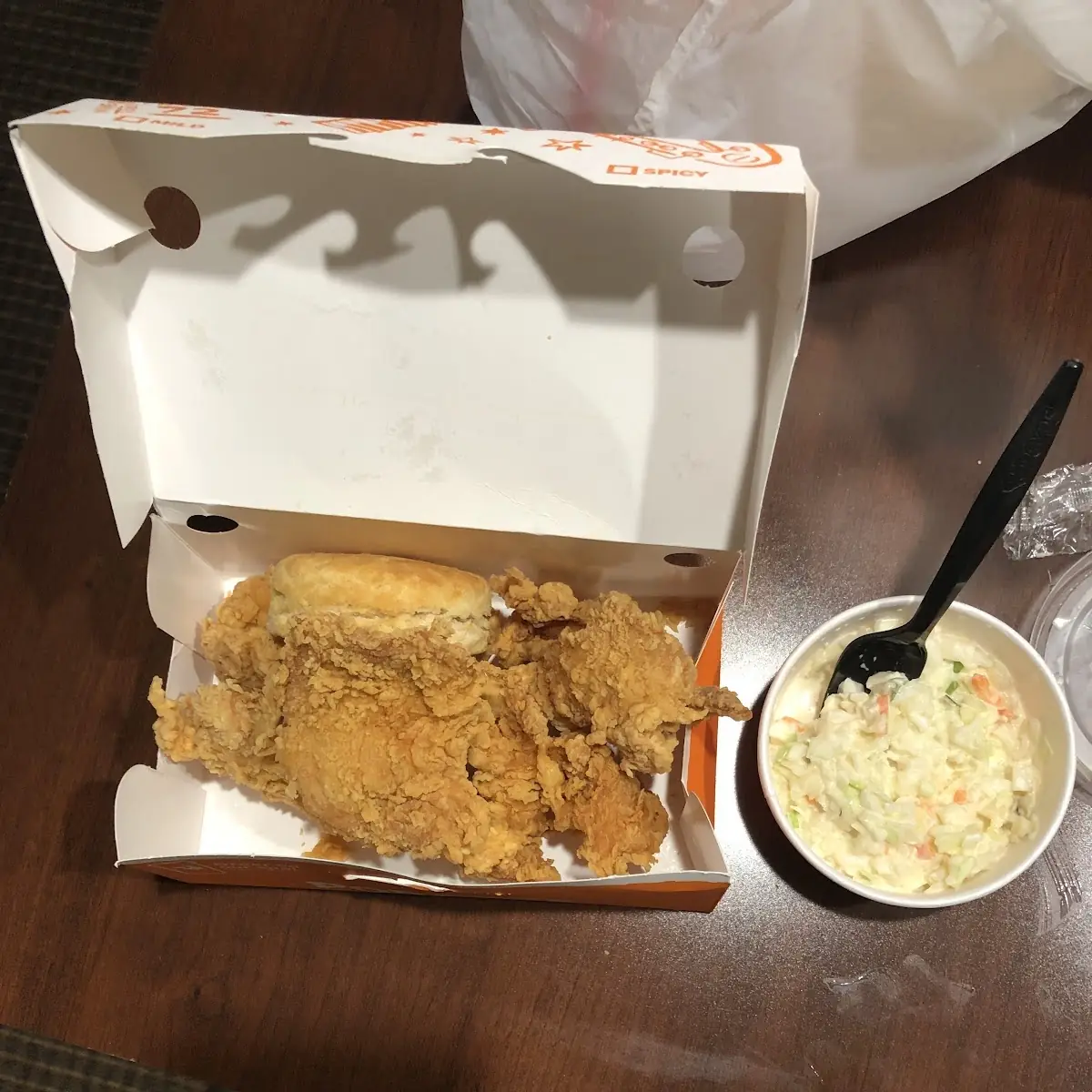Chicken Strip Dinnerwith Slaw
